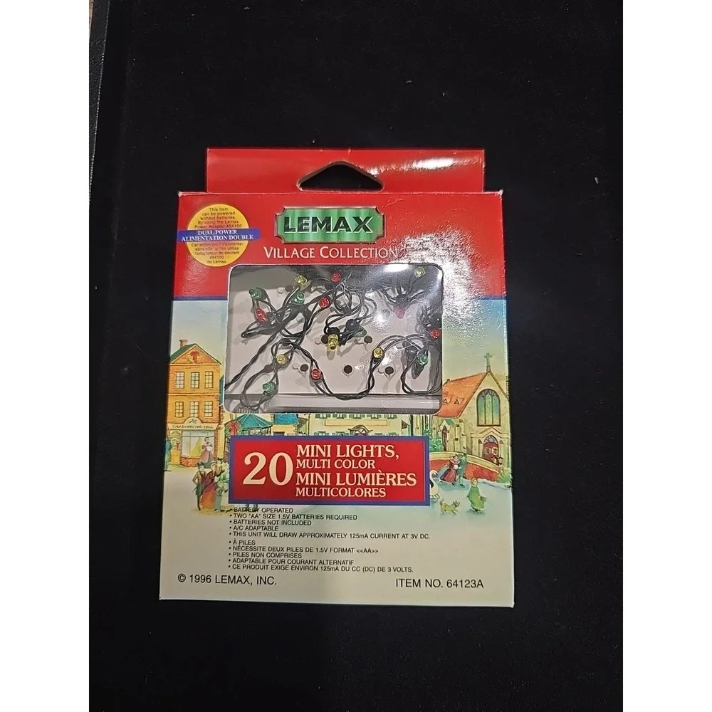 Lemax Village Collection 20 Mini Lights Multi Color‎ Item 64123A